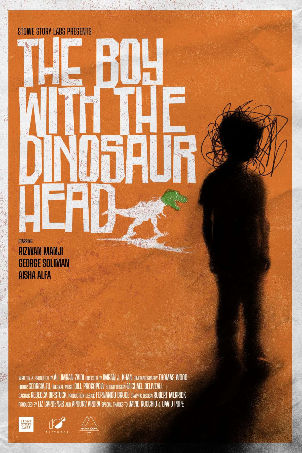 THE BOY WITH THE DINOSAUR HEAD